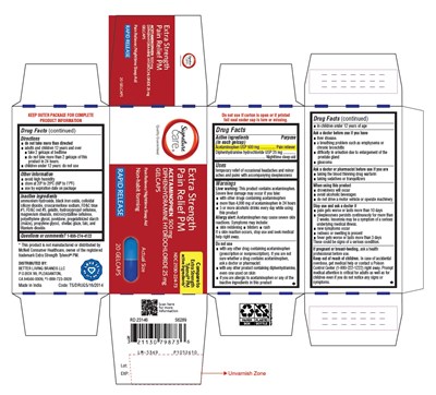 Package Label-principal Display Panel 500 mg / 25 mg (20 Caplets Bottle Carton) (Aurophen Fig2)