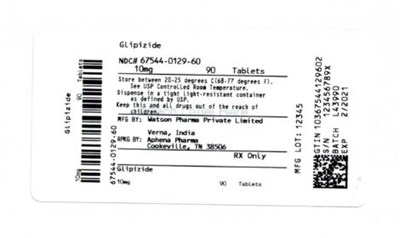 Bottle Label 10 mg (67544 0129 60)