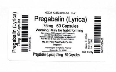 43353-264.jpg Bottle Label 75mg - 43353 264