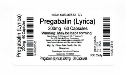 Bottle Label 200mg - 43353 675