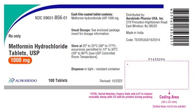 metformin-fig3.jpg PACKAGE LABEL-PRINCIPAL DISPLAY PANEL - 1000 mg (100 Tablets Bottle) - metformin fig3