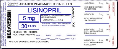 IMAGE LABEL - lisinopril 5mg tab for sandoz 2