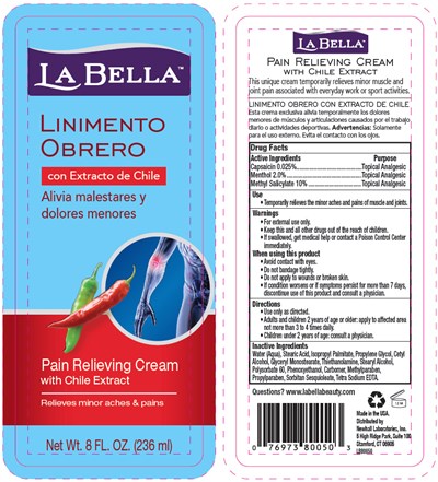 labella-01.jpg PRINCIPAL DISPLAY PANEL - 236 ml Bottle Label - labella 01
