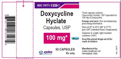 Doxycycline Hyclate Capsules (Af766f07 547b 4c5b B008 2be42c40cec6 03)