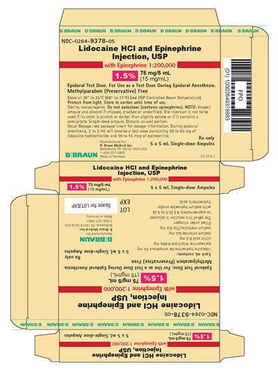 Folding Carton (Lidocaine HCl And Epinephrine Injection Usp In Amp 4)