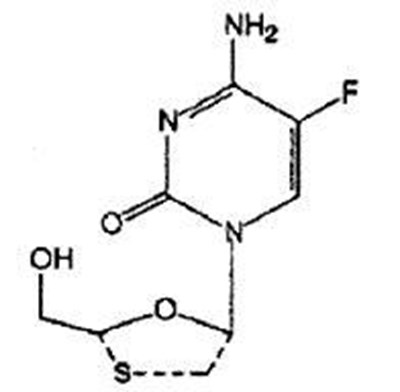 Emtricitabine Structural Formula (Image 2)