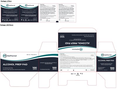 Medthermal Alcohol Prep Pad (71749002 3)
