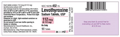 label-112-mcg-90-tab - levothyroxine 112 mcg 90 tab