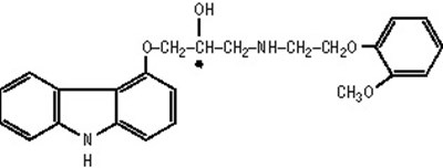 Carvedilol Chemical Structure (Carvedilol Tab Usp Structure)
