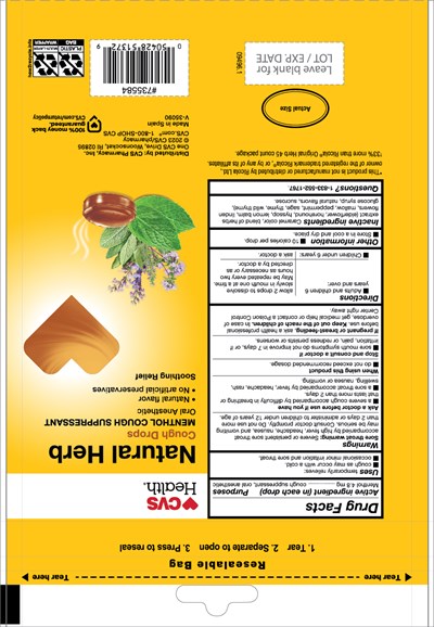 Back Panel (20230510 09496 Cough Drop Herbal 60ct Cvs    Back)