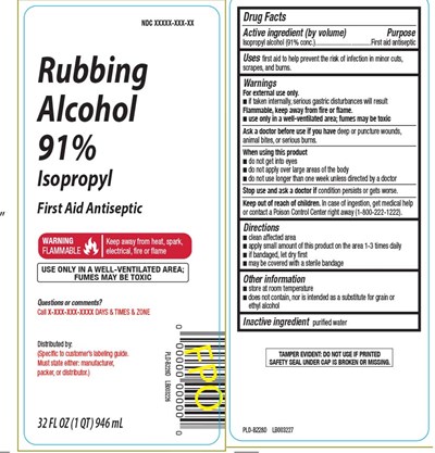 Wellness Basics 91% Isopropyl Alcohol 32 Oz. (Wellness Basics 91 Percent Isopropyl Alcohol 32 Oz 1)
