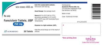famciclovir-fig3.jpg PACKAGE LABEL-PRINCIPAL DISPLAY PANEL - 250 mg (30 Tablet Bottle) - famciclovir fig3