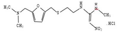 "image Description" (Ranitidine Tabs Structure)