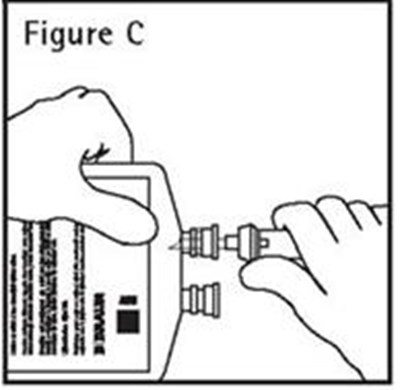 Figure C illustration - metronidazole injection usp in pab 5