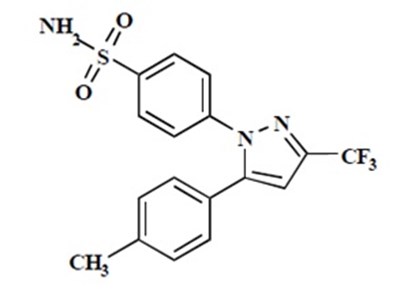 celecoxib-structure.jpg celecoxib-structure - celecoxib structure