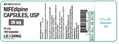 20 mg 100 Count Label (20mg100ct)