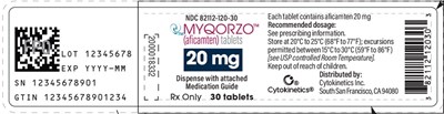Principal Display Panel (20 mg Tablet Bottle Label)