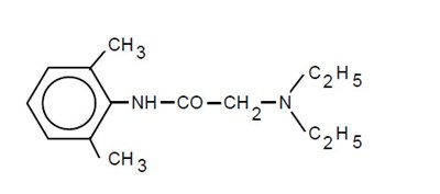 Lidocaine Chemical Structure (Structure)