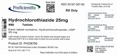 hydrochlorothiazide-25mg-100.jpg 63187-367-14 - hydrochlorothiazide 25mg 100