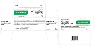 carton2g.jpg Nafcillin 2 g Carton of 10 vials - carton2g