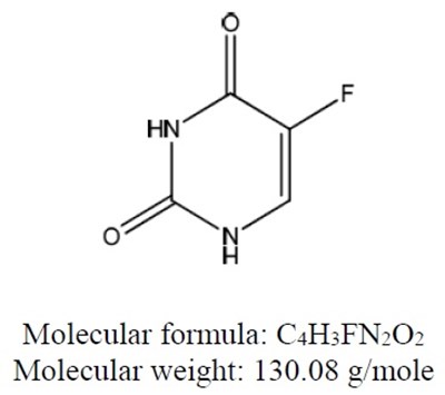 fluorouracil-structure.jpg fluorouracil-structure - fluorouracil structure