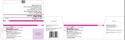 Carton Label for One Vial - busulfan injection carton label for eight vial