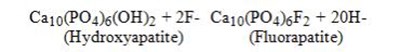 The reaction may be expressed by the equation: (Hydroxyapatite) (Fluorapatite) - multi vitamin drops with fluoride 0 5 mg 01
