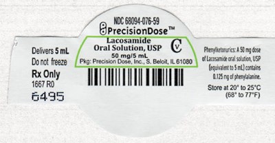 lacosamide-05.jpg PRINCIPAL DISPLAY PANEL - 5 mL Cup Label - lacosamide 05