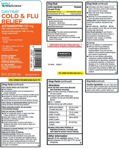Acetaminophen 325 mg Dextromethorphan Hbr 10 mg (Daytime Liquid 1)