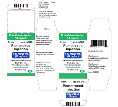 Carton Label (Pemetrexed Injection 14)