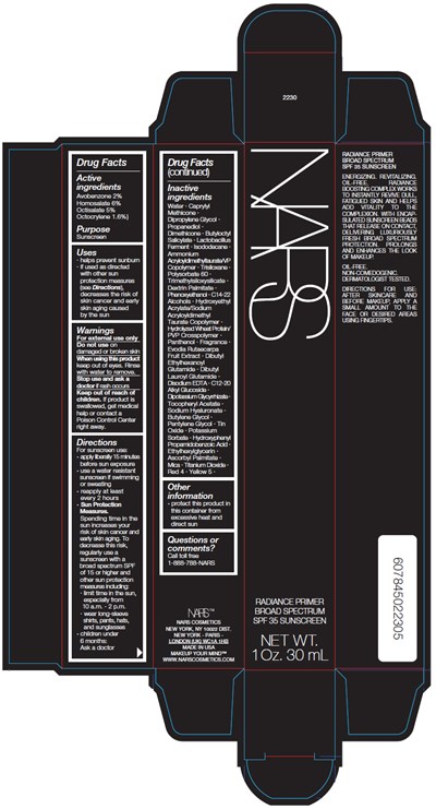 PRINCIPAL DISPLAY PANEL - 30 mL Tube Carton - nars 01