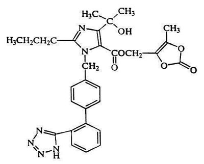 Structural Formula For Olmesartan Medoxomil (Olmesartan Medox Tabs Figure 1)