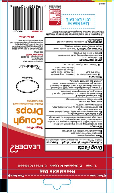 Back Panel - 20230614 09483 HONEY LEMON SF 25CT LEADER CARDINAL HEALTH    BACK