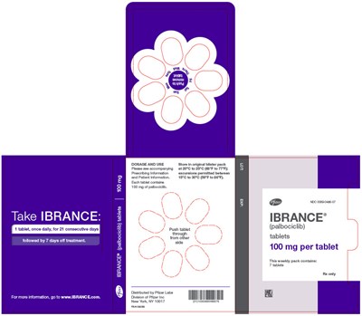 PRINCIPAL DISPLAY PANEL - 100 mg Tablet Dose Pack - ibrance 10