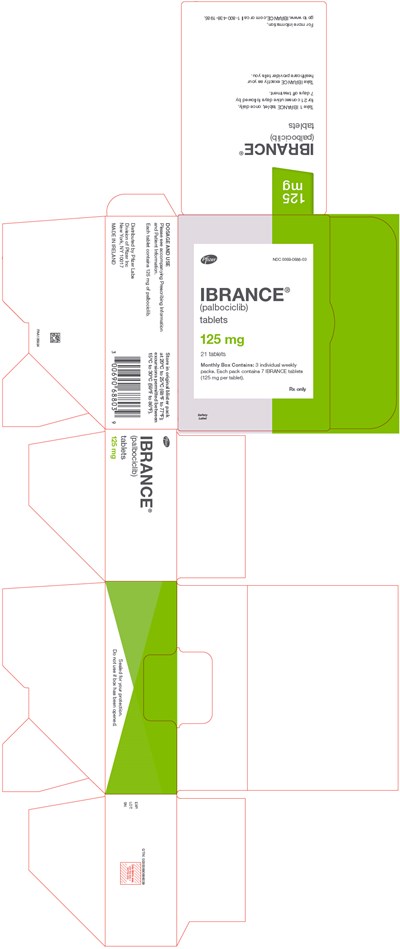 PRINCIPAL DISPLAY PANEL - 125 mg Tablet Dose Pack Carton - ibrance 13
