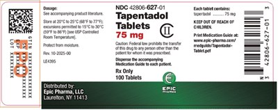 75mg-100ct (Tapentadol 75mg 100ct)