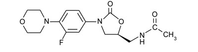 linezolid-injection-1.jpg Structural formula for linezolid - linezolid injection 1