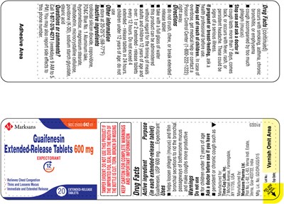 guaifenesin-600mg-bottle-label-20s.jpg guaifenesin-600mg-bottle-label-20s - guaifenesin 600mg bottle label 20s