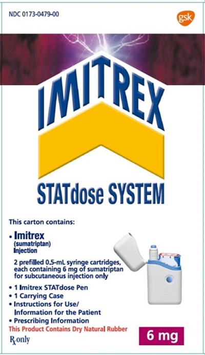 imitrex injection 6mg vial carton - imitrex inj spl graphic 24