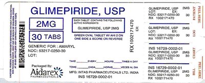 Image Description (Glimepiride 2mg Tablet 2)