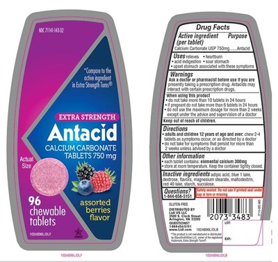 102AB96PVLFLB.jpg LIDL EXTRA STRENGTH ANTACID CALCIUM CARBONATE 750mg - 102AB96PVLFLB