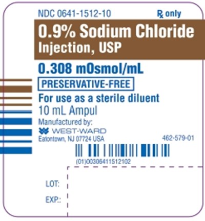 0.9% Sodium Chloride Injection, USP 0.308 mOsmol/mL 10 mL Ampul - sodium chloride injection usp   ampul 2