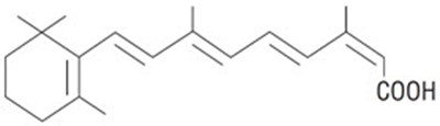 Chemical Structure (Isotretinoin 01)