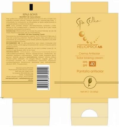 Image Of The Label (Helioprotsfp40)