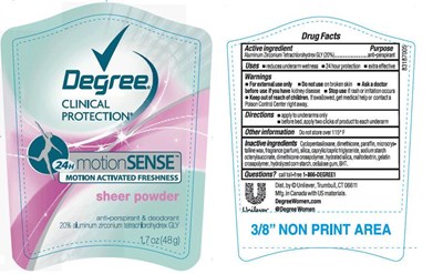 Degree Clinical Motion Sheer Powder Pdp (Degclinmotionsnsshrpwdrpdp)