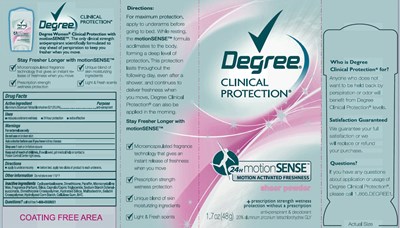 Degree Clinical Motion Sheer Powder Carton (Degclinmotionsnsshrpwdrcarton)