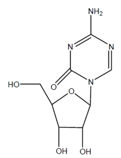 Azacitidine - Chemical structure - azacitidine for injection 1