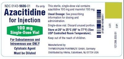 Azacitidine container - azacitidine for injection 3