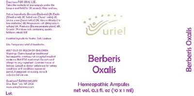 Berberisoxalisampules