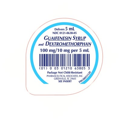 5 mL unit dose cup label - guaifenesin dm 01